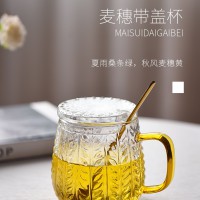 帶蓋玻璃杯  玻匠人十大玻璃茶具廠家